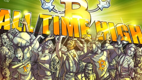 BTC Nears Record Highs as Total Market Cap Peaks at $4.21T